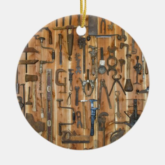 Ornement En Céramique Outils du commerce (Devant)