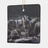Ornement En Céramique Pack Wolf (Gauche)