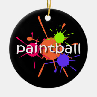 Ornement En Céramique Paintball