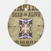 Ornement En Céramique Paix Recherchée (Gauche)