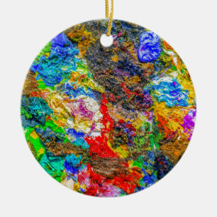 Ornement En Céramique Palette de couleurs