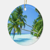 Ornement En Céramique Palm Beach tropical ! (Gauche)