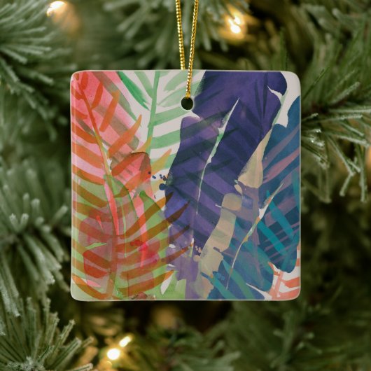 Ornement En Céramique Palmes électriques (Arbre)