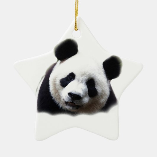 Ornement En Céramique Panda (Devant)