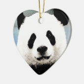 Ornement En Céramique Panda (Gauche)