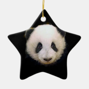 Ornement En Céramique Panda bébé