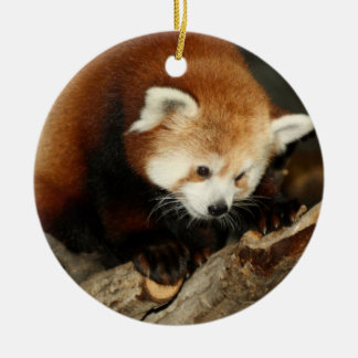 Ornement En Céramique Panda rouge