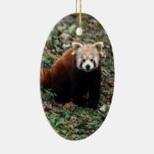 Ornement En Céramique Panda rouge (Droite)