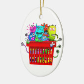 Ornement En Céramique Panier de Deplorables adorable de l'atout de (Gauche)