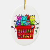 Ornement En Céramique Panier de Deplorables adorable de l'atout de (Devant)