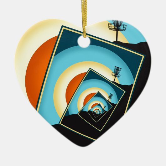 Ornement En Céramique Paniers de golf 1 (Devant)