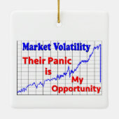 Ornement En Céramique Panique du marché stock (Dos)