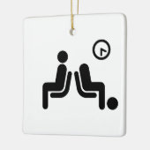 Ornement En Céramique Panneau d'attente long (Gauche)