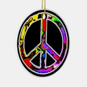 Ornement En Céramique Panneau de paix (Droite)