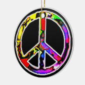 Ornement En Céramique Panneau de paix (Gauche)