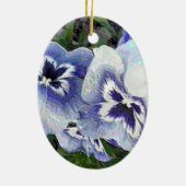 ORNEMENT EN CÉRAMIQUE PANSIERS (Dos)