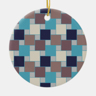 Ornement En Céramique Paon sur la plage