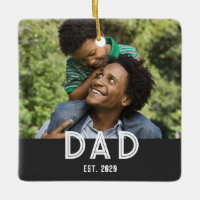 Papa Création Photo Cadeau Fête des Pères Magnet