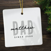 Ornement En Céramique Papa Depuis 20XX Moderne Simple Preppy