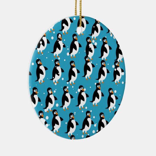 Ornement En Céramique Papier peint de pingouin (Droite)