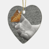 Ornement En Céramique Papillon (Gauche)