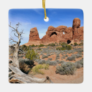 Ornement En Céramique Parade d'éléphants à Arches National Park