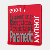 Ornement En Céramique Paramedic Extraordinaire CUSTOM (Gauche)