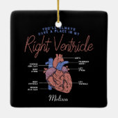 Ornement En Céramique Paramètre EMT de l'infirmière adjointe Médicale pe (Dos)