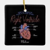 Ornement En Céramique Paramètre EMT de l'infirmière adjointe Médicale pe (Devant)