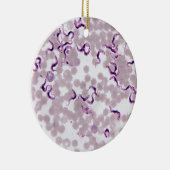 Ornement En Céramique Parasite Trypanosoma de sang (Droite)