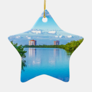 Ornement En Céramique Parc d'état principal de plage d'amants