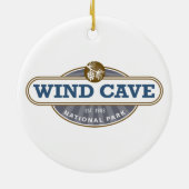 Ornement En Céramique Parc national de caverne de vent (Dos)