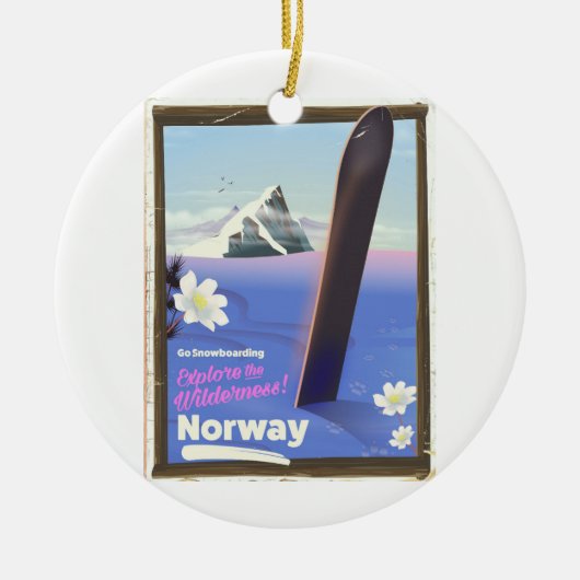 Ornement En Céramique Parc national de Prince Albert, Saskatchewan, Cana (Devant)