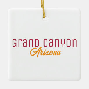 Ornement En Céramique Parc national du Grand Canyon Arizona Souvenir