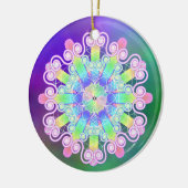 Ornement En Céramique Pardon/Doucement (Gauche)