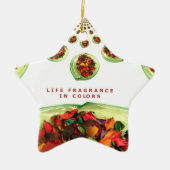 Ornement En Céramique Parfum de vie en potpourri couleur (Devant)