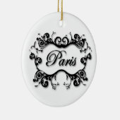 Ornement En Céramique Paris avec ses manuscrits (Droite)