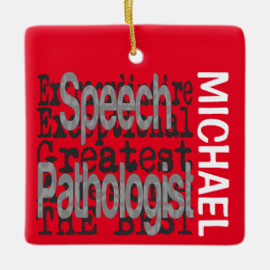 Ornement En Céramique Parole Pathologiste Extraordinaire PERSONNALISÉ