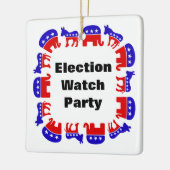 Ornement En Céramique Parti de surveillance électorale (Gauche)