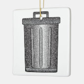 Ornement En Céramique Parties scintillant de déchets (Gauche)