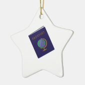 Ornement En Céramique Passeport (Gauche)