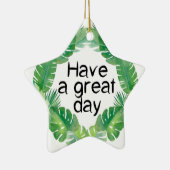 Ornement En Céramique passer une bonne journée (Droite)