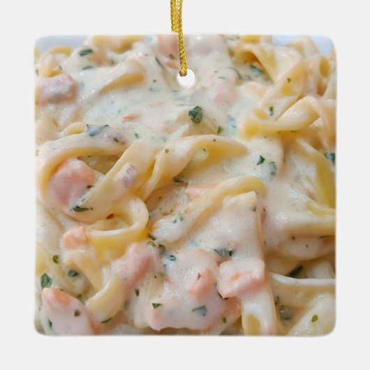 Ornement En Céramique Pasta Custom Food (Devant)