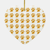 Ornement En Céramique Pâtes dorées mignonnes (Dos)