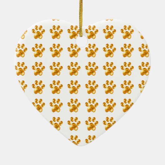 Ornement En Céramique Pâtes dorées mignonnes (Dos)