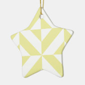 Ornement En Céramique Patters de Pale Yellow (Gauche)