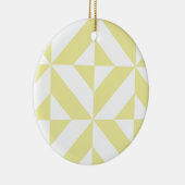 Ornement En Céramique Patters de Pale Yellow (Droite)