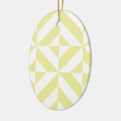 Ornement En Céramique Patters de Pale Yellow (Gauche)