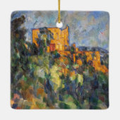 Ornement En Céramique Paul Cezanne - Château Noir (Dos)