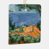 Ornement En Céramique Paul Cezanne - Estaque aux toits rouges (Droite)